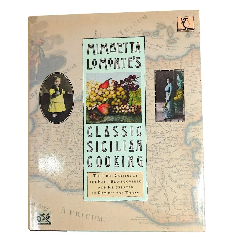 Mimmetta Lo Monte's Classic Sicilian Cooking Vintage Italian Cookbook Hardcover